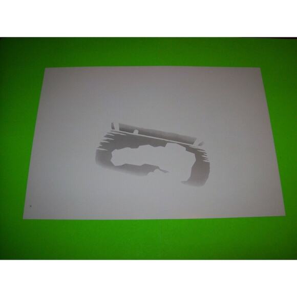 The Flintstones Pinball Machine Translite Game Art Original NOS 1994 - Picture 9 of 10